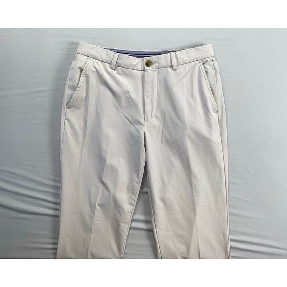 Brooks Brothers Lightweight Flat Front Microfiber Performance Tech Pants. 33X32. - Picture 4 of 8